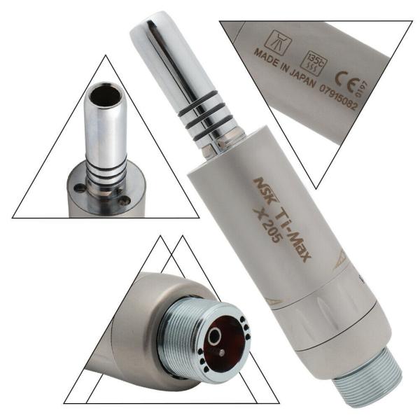 Low Speed Dental Handpiece Straight Contra Air Motor 2/4 Holes Inner Water Spray