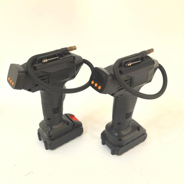 Electric Cordless Hand Held Portable Tire Air Pump With Digital Gauge