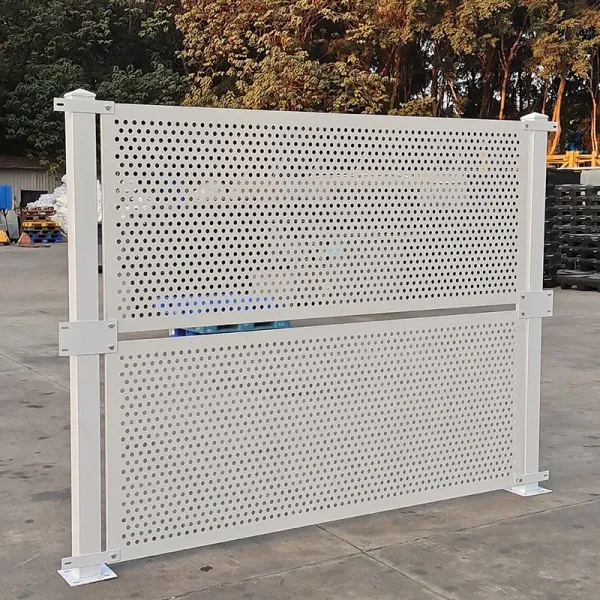 Perforated Steel Plate Warehouse Fence Metal Punching Screen