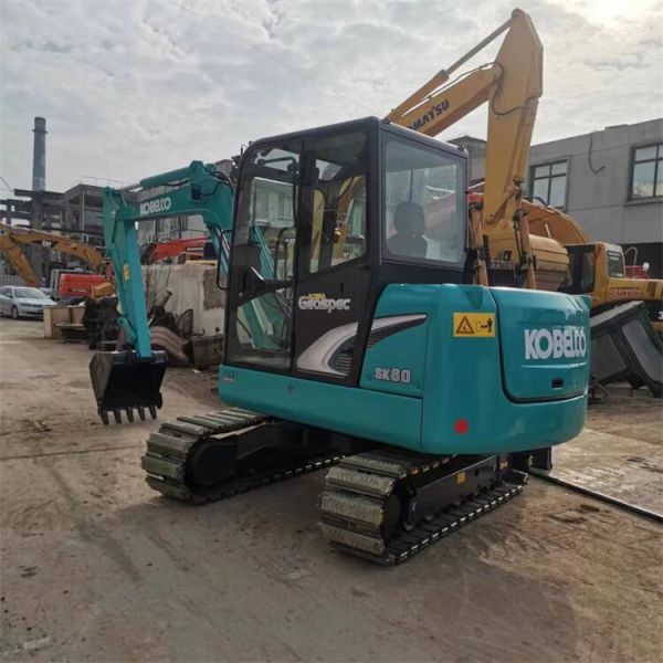 La mejor y buena salud utilizada Kobelco Excavator SK60-8 SK60 con 1012 horas de trabajo