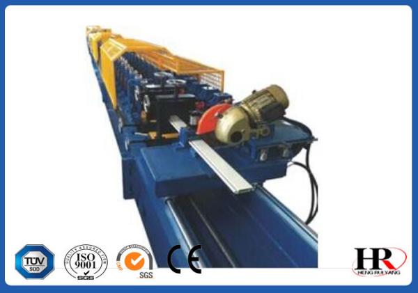 Double Sided Uncoiler Shutter Door Roll Forming Machine Siemens PLC Control 11kw