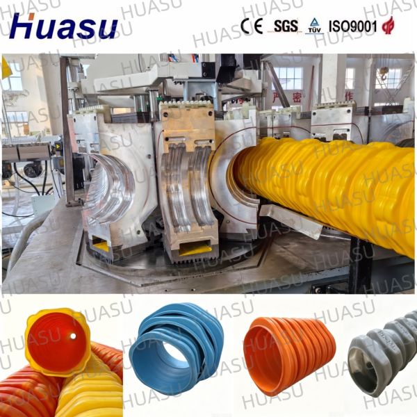 High Productivity Energy Saving Automatic Cutting PP Pipe Extrusion Line for Corrugated Pipe Production