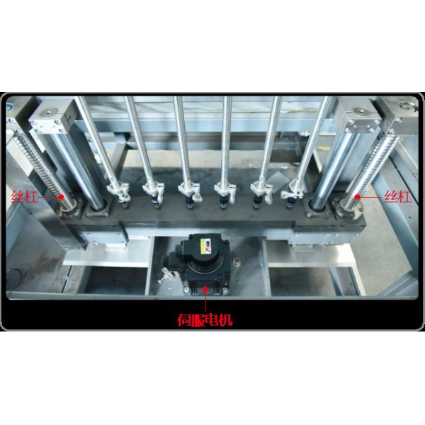 veterinaría que empaqueta el acero inoxidable de la máquina de rellenar 304 líquidos rotatorios