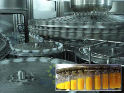 Garrafa de enchimento quente automática completa da máquina 500ml da produção do suco