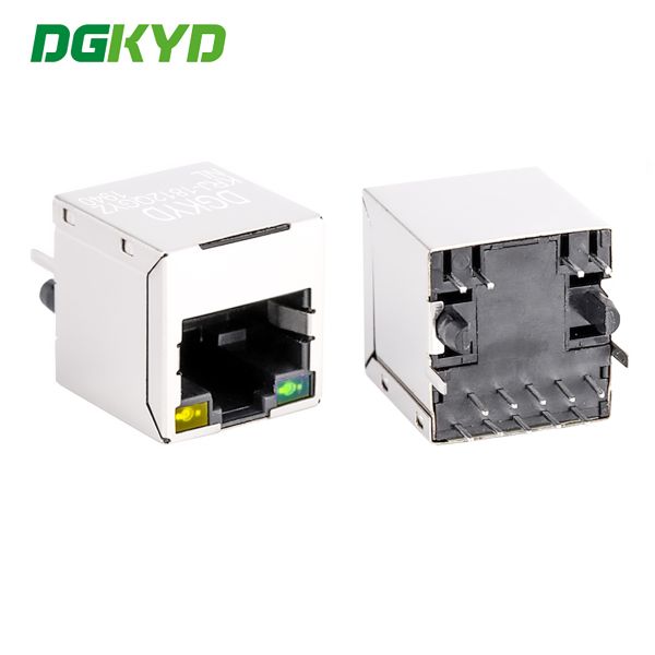 KRJ-1812QGYZNL Vertical RJ45 Communication Interface Gigabit Network Connector
