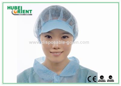 ISO9001/ISO13485 PP não tecidos em volta do tampão Bouffant descartável com pico