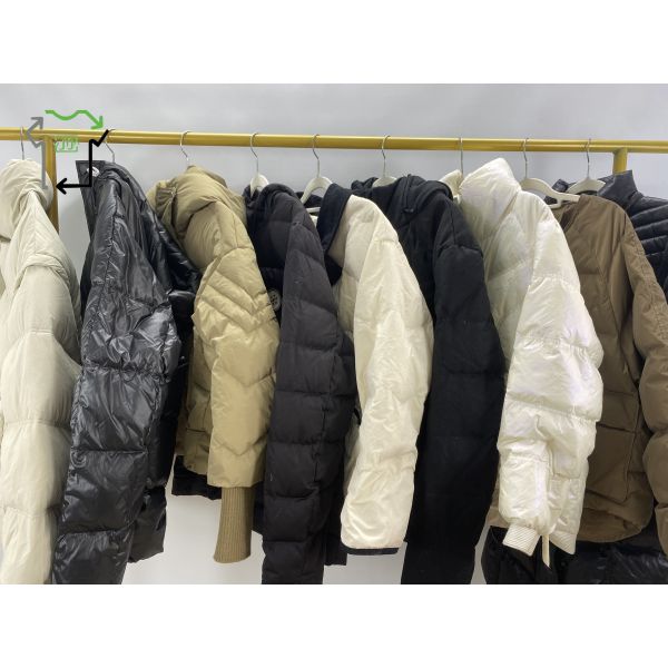 Wholesale Winter Warm High Quality Fashion Second Hand Thick Down Bulk Package Used Clothes Second Hand Clothes