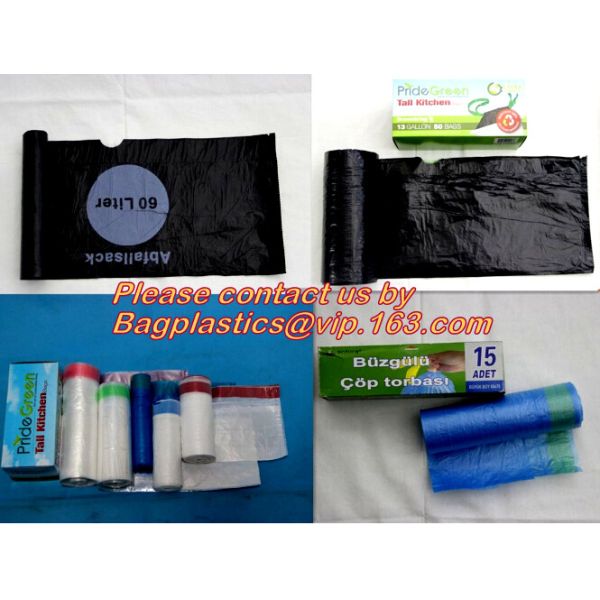 Bin Liners Custom Fit Bags for Food Waste Caddy,Recycling Trash Bags 55 Gallon, Large Blue Plastic Garbage Bags, BAGEASE