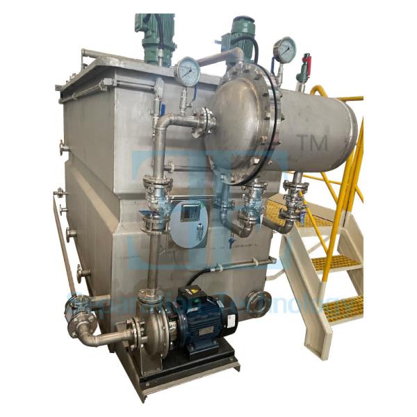 Revolutionary Dissolved Air Flotation Daf Unit 0.75kw Grease Wastewater Treatment