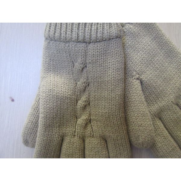 Ladies Acrylic Glove with Cross Hawse--Thinsulate glove--Fashion glove--Solid color