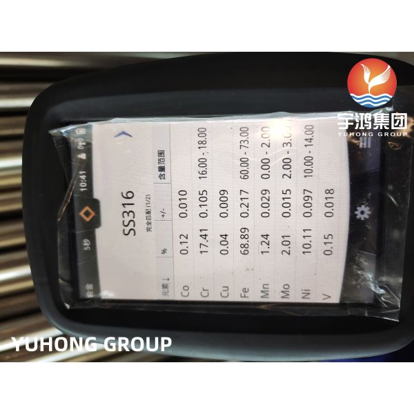 ASTM A249 / ASME SA249 TP316L BA Stainless Steel Welded Tube For Heat Exchanger