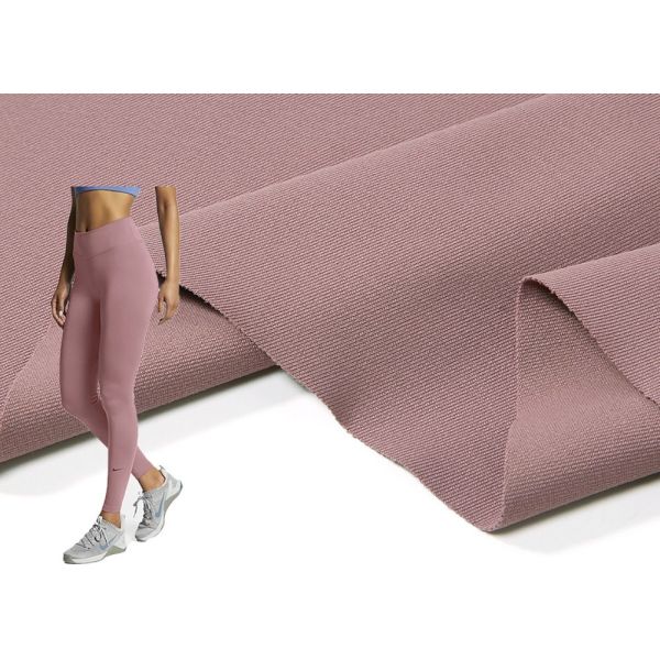 Sensation nue à séchage rapide d'Elastane de tissu de Spandex de polyester de guêtres de yoga
