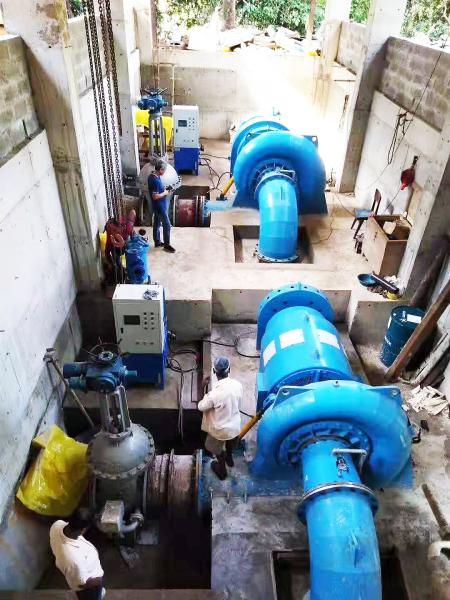 Turbine à eau haute tête en acier inoxydable 200kw-20mw RPM large plage de tête d'eau