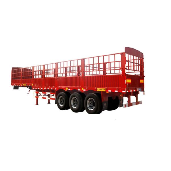 Axles Pig Transport Horse Carriage Fence Semi Trailer Customized Size