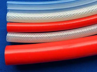 Blue Id 6mm Silicone Braided Hose , High Temperature Silicone Rubber Tubing