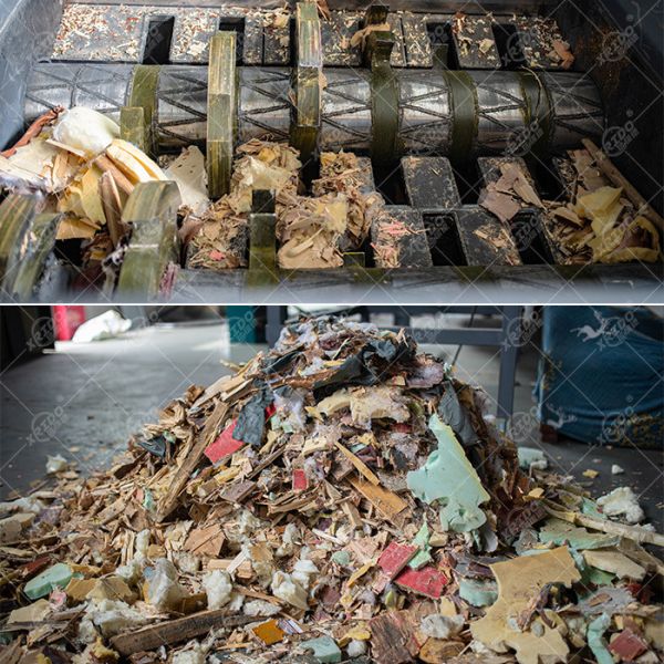 Glass Plate Crusher Waste Glass Shredder Waste Shredder Machine Solid Waste Shredder Industrial Waste Shredder Solid Waste Dispose Plant