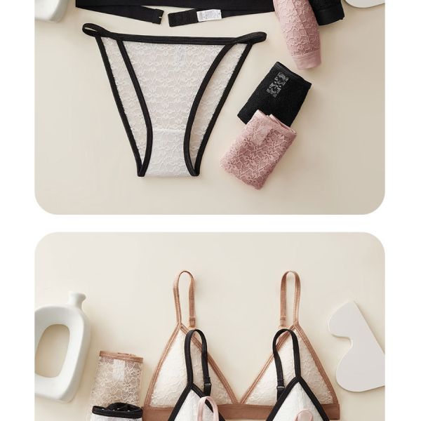 Women Lingerie Set Wholesale of High Quality S M L Sizes Women Bra and Brief Sets Triangular Cup Women Underwear Set