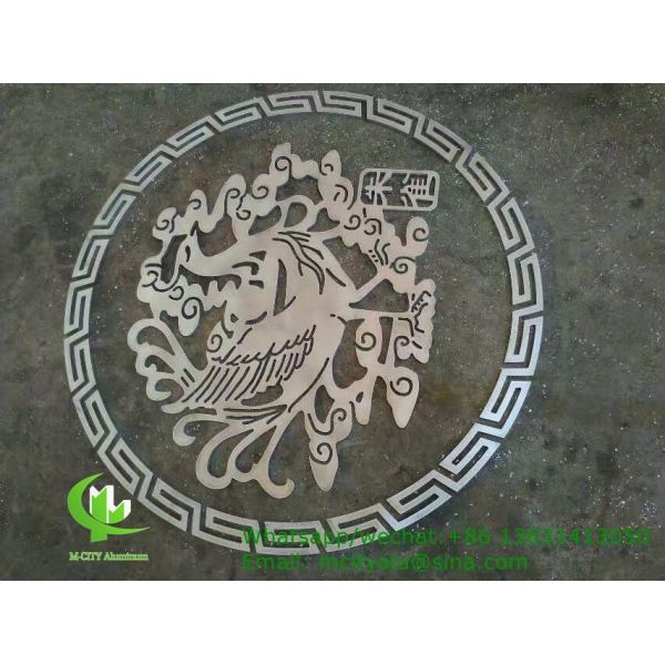 3D металлический садовый экран алюминиевый экран конфиденциальности металлический фасад облицовочный лист 2,5 м декорация стены фасада