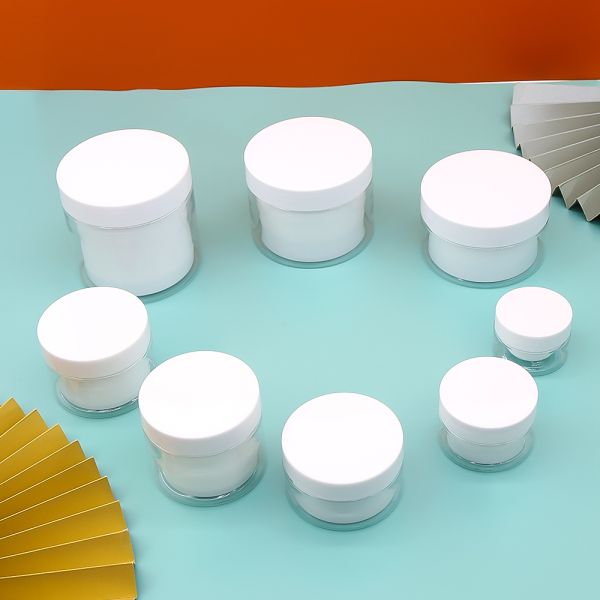 Wide-Mouthed Recyclable FDA Approved PET Plastic Jar for Cosmetic Cream Packaging