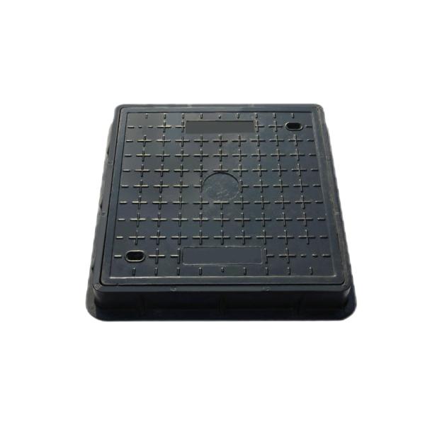 Black Fiberglass Reinforced Polymer Manhole Cover Suitable for Various Applications