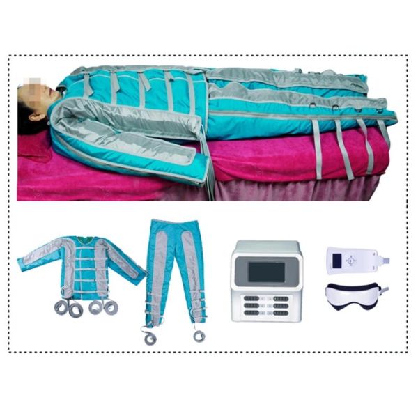 24 Air Bags Pressotherapy Slimming Machine , 4 In 1 Lymphatic Drainage Suit