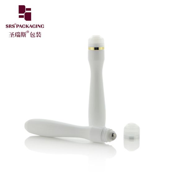 SRS8449-15ML Waist Shape Eye Serum Roll On Bottle ODM With Metal Ball