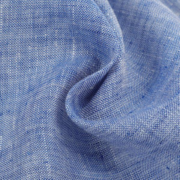 100% Linen Fabric Yarn Dyed Fashion High Quality Clothing Custom-made Woven Women and Men Fabric for Clothing