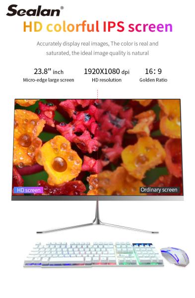 I5 10400 23.8 Inch Aio Desktop Computer Slim Micro Bazel