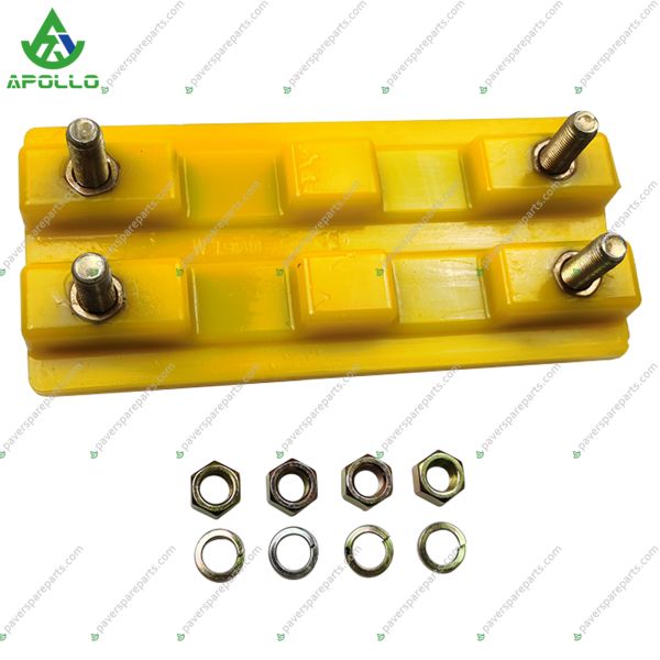 Durable and Reusable Polyurethane Track Pad Shoe for Road Milling Machines