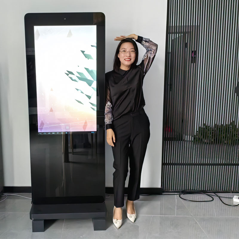 Полевая стойка водонепроницаемая наружная цифровая вывеска Стенный LCD дисплей