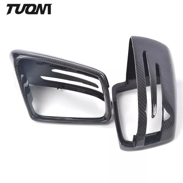 ABS Car Mirror Cover Carbon Fiber Side Rearview Mirror Cap For Mercedes Benz