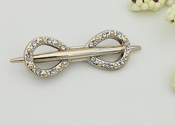 Shoe Decoration Plastic Shoe Buckles 48*15MM Abrasion Resistant Fashion Design