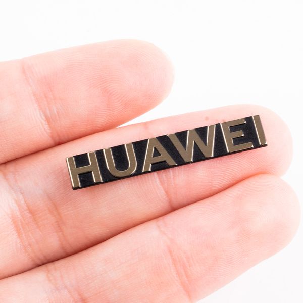 Customized Huawei Logo Stainless Steel Nameplate for Electronic Products Packaging