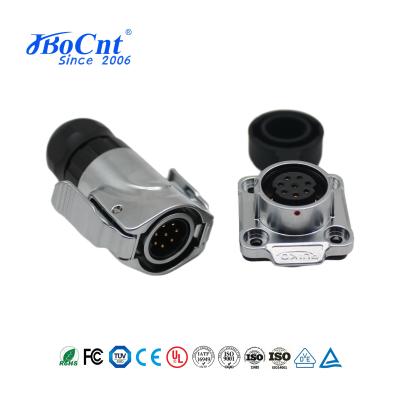 Industrial IP68 Power Connector 2 3 4 5 7 8 9 Pin Male Female LED Waterproof Wire Connector