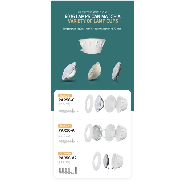 White Swimming Pool Light Housing , Pool Light Niche Cover ABS Plastic Body