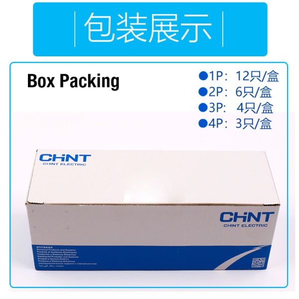 Disyuntor miniatura 6~63A, 80~125A, 1P, 2P, 3P, 4P de Chint DZ47-60 para la protección de circuito AC220, 230V, uso 240V
