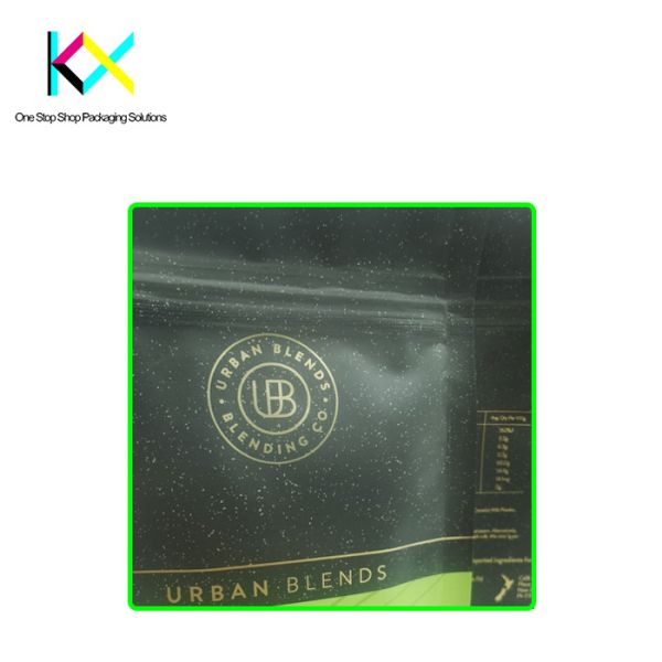 Fashion Customized Protein Pouch Packaging Resealable 200g Flat Bottom Pouch