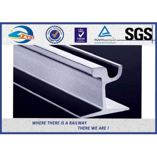 59R/60R калибровали рельс железной дороги стальной для рельса BS EN14811 2006 U75V 12M трама