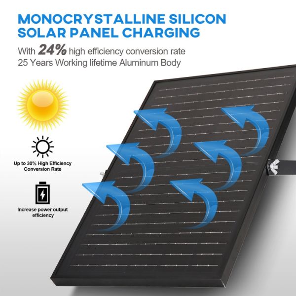 Ip65 ABS lámpara solar de vidrio templado 100w 200w 300w 400w 500w LED luz solar de inundación