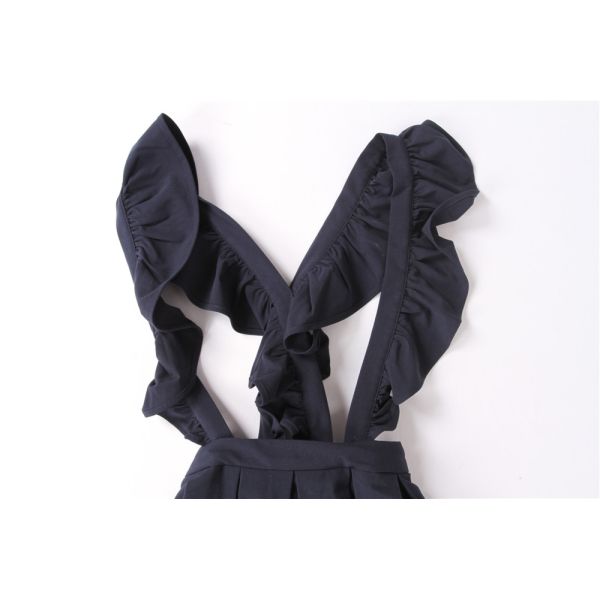 Oversized Detachable Strap Girls Overall Skirts Children'S Wear Elastic Band