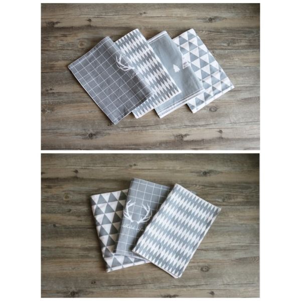 Выдвиженческое полотенце для чайной посуды Eco кухни 100% хлопок twill дружелюбное