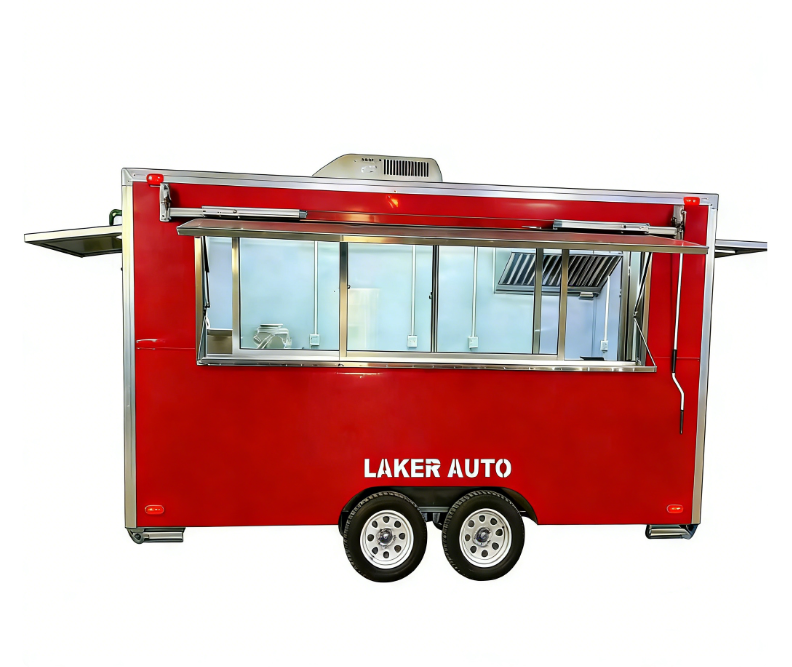 Customized Enclosed Vending Towable Food Cart Mobile Trailer for Farmers Market Pizza Coffee Service