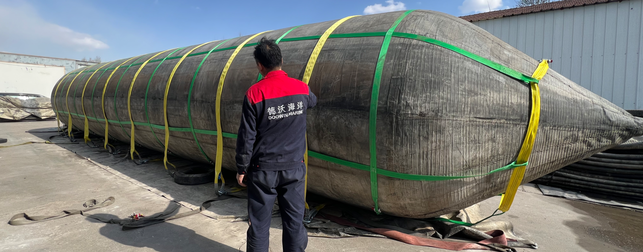 High Buoyancy Capacity Rubber Marine Salvage Airbags ISO14409