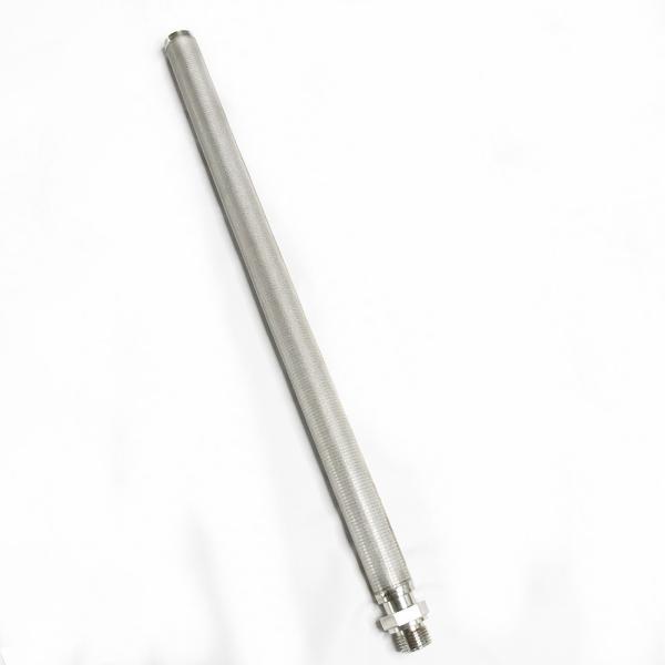 Sintered 10 Micron Wire Mesh Filter Cylinder，Heat Resistant SS Oil Filter Tube