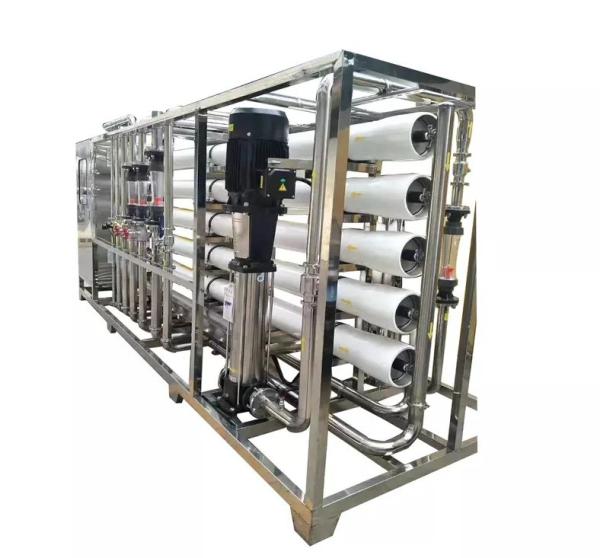 Morui 15m3 Two Stages High Salt Rejection Reverse Osmosis Plant with 15000L/Hour Capacity and Stainless Steel 304/316 Construction