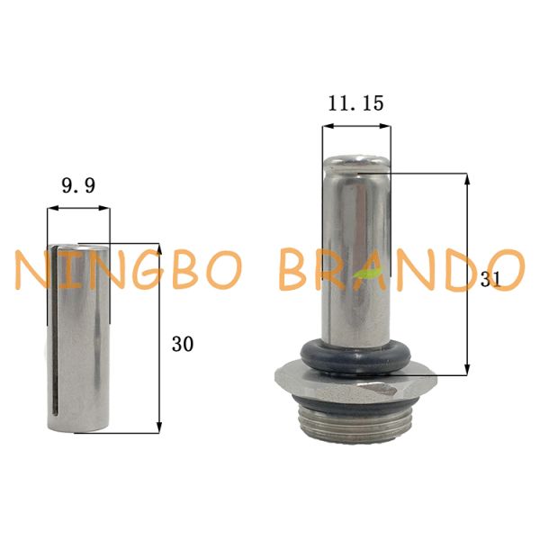 Плунжер стержня Armature запасной части клапана соленоида рефрижерации уплотнения PTFE