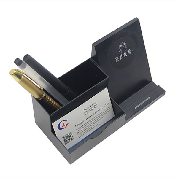 Держателя ручки ABS Ультрапортативный логотипа материального кожаного изготовленный на заказ нетоксический со светами СИД