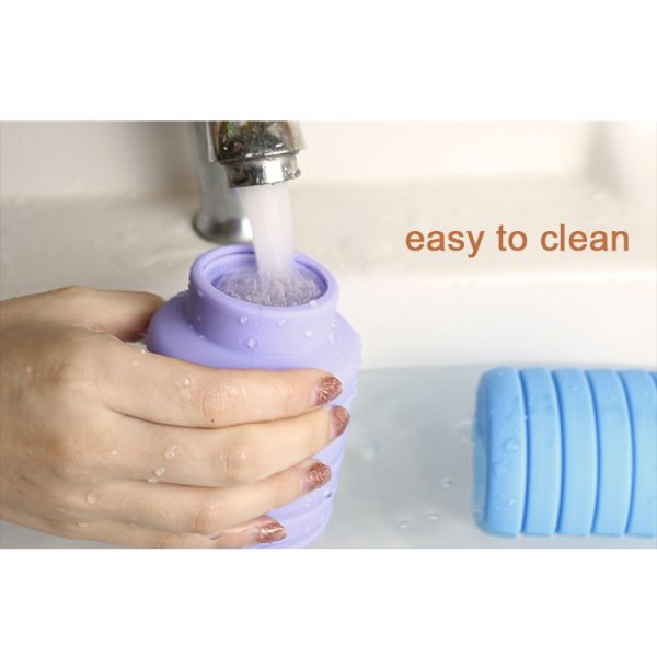 бутылка с водой силикона 500ml Eco дружелюбная для выпивать перемещения спорта