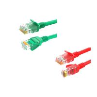 Cordões de correção de Ethernet de velocidade UL Certificado Cat6a cobre nu 24AWG*2*4P 7/0.20mm 100% testado