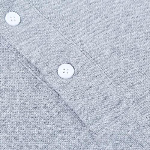 80% Cotton Simple Solid Color Letter Embroidered Short Sleeve Polo T-Shirt For Men